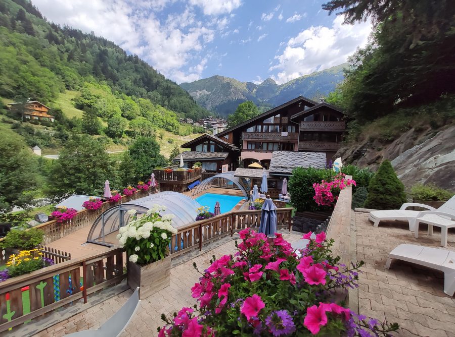 Résidence de vacances les Edelweiss en été
