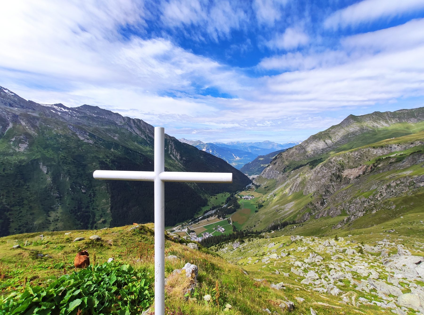 Champagny le Haut, Vue de Lécheron, Vacances dans la Vanoise