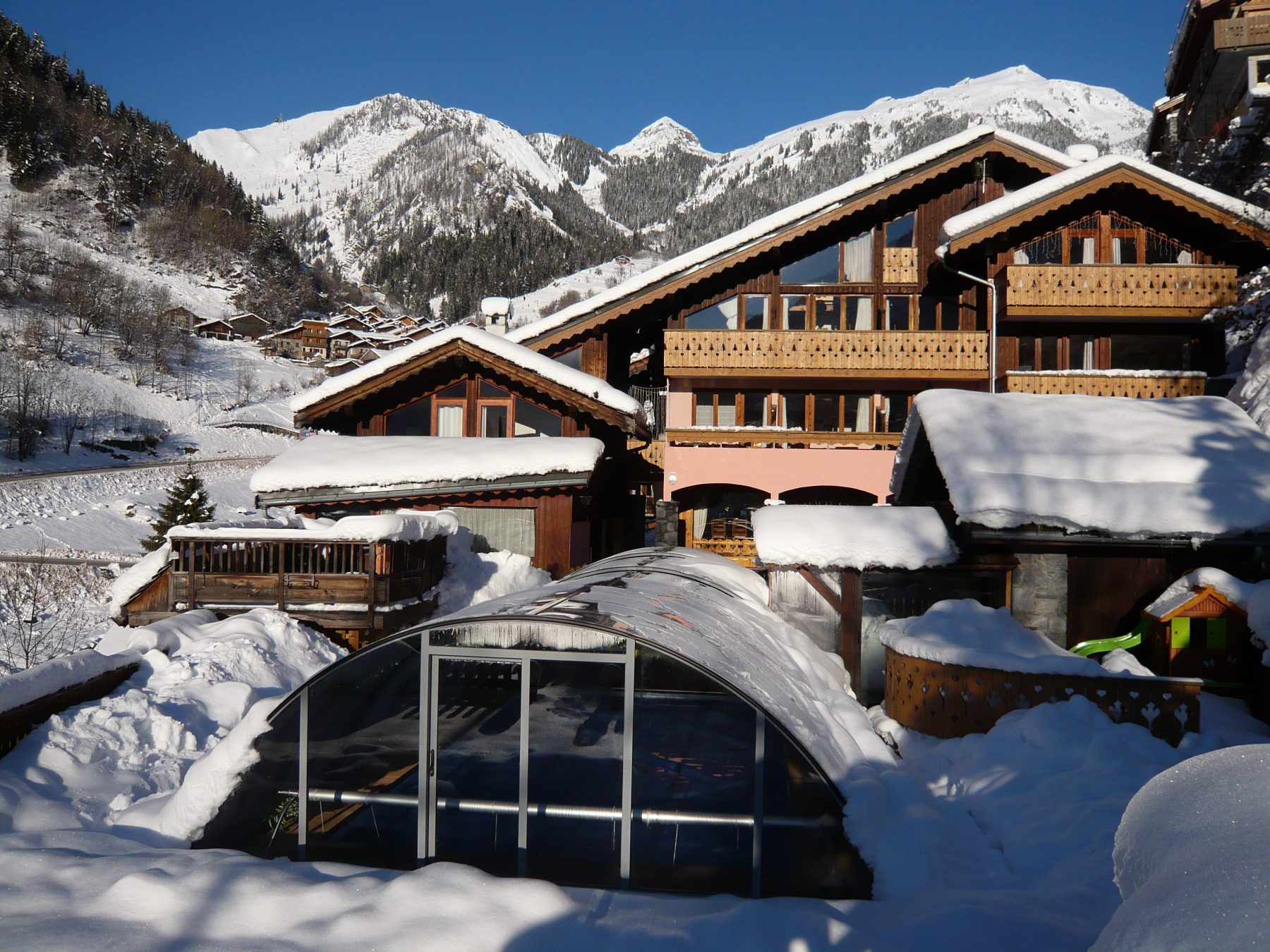 Résidence les Edelweiss- Champagny en Vanoise- Savoie- version hiver